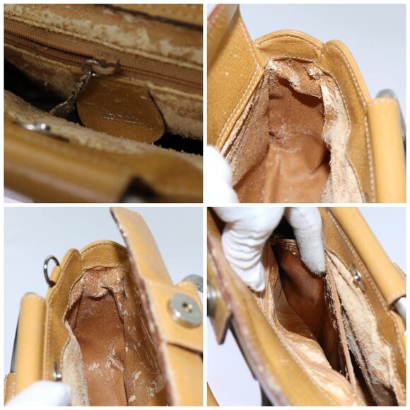 GUCCI Hand Bag Leather Brown Auth - Picture 15 of 16